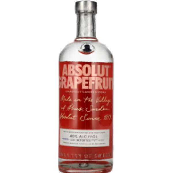 Absolut Grapefruit 40% 1 l (holá láhev)