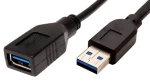 Roline USB 3.0 A-A černá / Prodlužovací kabel / M/F / 1,8 m (11.02.8978)