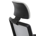 Kancelářská židle, synchronní mechanismus, šedá síťovina, KA-V3329 GREY