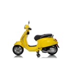 Mamido Dětský elektrický skútr Vespa ROMA žlutý