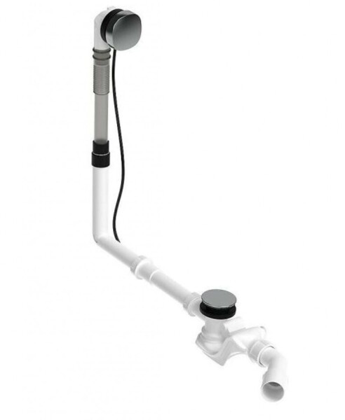 DURAVIT - Příslušenství Vanová odtoková a přepadová souprava, bovden, chrom 792216000001000
