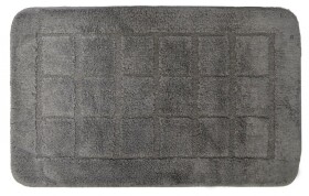 RIDDER - DELHI Koupelnová předložka 50x80cm s protiskluzem, 100% polyester, tmavě šedá 1712300