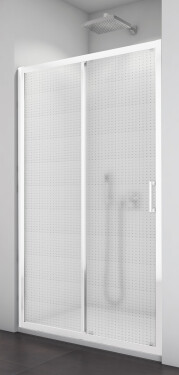 SanSwiss TOPS2 1600 04 30 Sprchové dveře jednodílné 160 cm, bílá/mastercarré