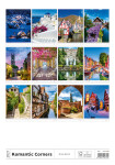Nástěnný kalendář 2027 Helma Romantic Corners