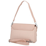 Elegantní dámská koženková kabelka na rameno Ciri, růžová