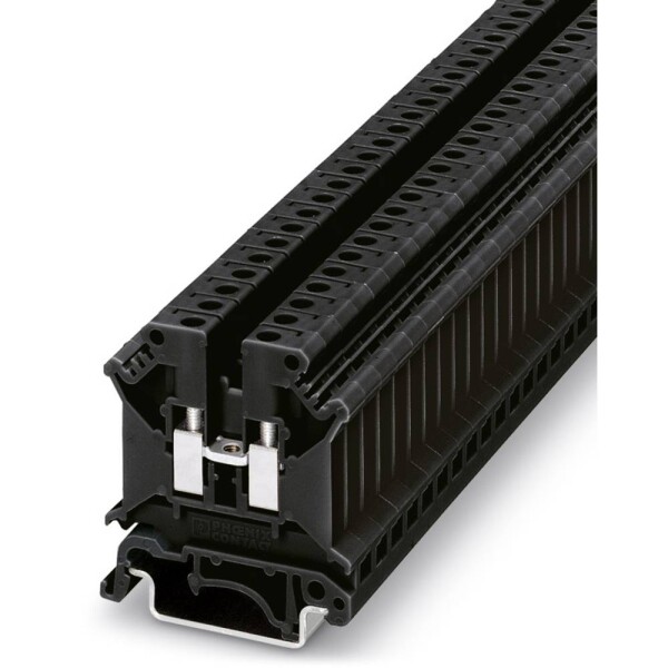 Phoenix Contact 0711344 řadová svorka průchodky 6.2 mm šroubovací černá 50 ks