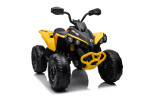 Mamido Dětská elektrická čtyřkolka Can-Am Renegade | R/C | 180W | 4x4 | 12V14Ah | EVA žluté