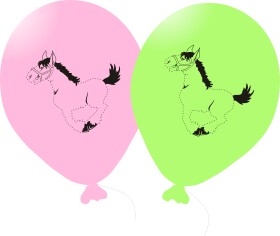 Balónky omalovánky kůň 5ks mix + fix Balonky.cz Balónky omalovánky kůň 5ks mix + fix Balonky.cz