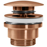 REA - Umyvadlový sifon s univerzální výpustí click-clack - COPPER MAT REA-A5699