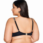 Horní díl plavek 225 black plus - AVA černá 85/H