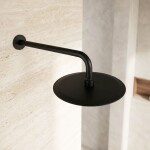 REA - Kulatá dešťová sprcha JS-P014B 25cm Black REA-P8601