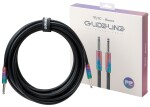 Ibanez GLIDELINE Series Instrument Cable 6,10 m 2 Straight Plugs Black