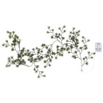 Chic Antique Svítící LED girlanda z umělého jehličí Fir/Pinecones, zelená barva, plast