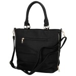 Stylová dámská koženková kabelka do ruky Basttilla, černá