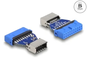 Delock Adaptér USB 3.0 pin header (F) - USB 3.2 Gen 1 Key A (F) / Redukce / interní / 5 Gbit/s (66233)