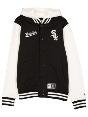 New Era Pánská bunda Chicago White Sox MLB Letterman Hooded Velikost: L