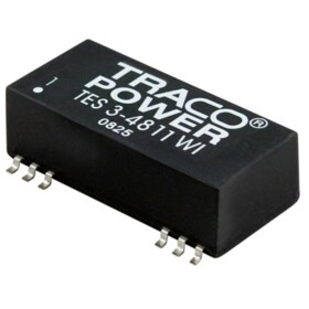 TracoPower TES 3-2422WI DC/DC měnič napětí, SMD 24 V/DC 12 V/DC, -12 V/DC 125 mA 3 W Počet výstupů: 2 x Obsah 10 ks