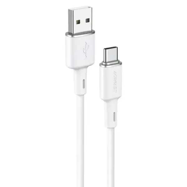 Acefast C2-04 USB-A - USB-C kabel bílá / 3A / 1,2 m