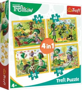 Trefl - Puzzle - Treflíci: Společné Chvíle 4v1
