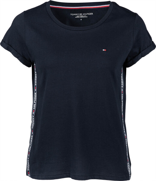 Dámské krátké tričko UW0UW01374 tmavě modré - Tommy Hilfiger M