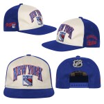 Outerstuff Dětská kšiltovka New York Rangers NHL Flatbrim Arch Deadstock Snapback