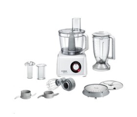 Bosch MultiTalent 8 MC812W501 food processor, bílá, 1000 W, rozpoznání příslušenství, XXL mísa 3,9 l, nůž waveCut