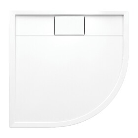 OMNIRES - BROOKLYN akrylátová sprchová vanička čtvrtkruh, 90 x 90 cm bílá lesk /BP/ BROOKLYN90/OBP