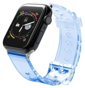 Hurtel Strap Light modrá / Řemínek / Apple Watch 38/40 mm / Silikonový