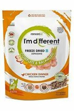 I´M DIFFERENT krmivo mrazem suš. Raw Chick.Dinner 156g