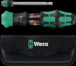 Wera Kraftform Kompakt 25 RA-R černá/zelená / Bitový šroubovák / 1/4" / 6 bitů / ráčna / taška (05051515001)