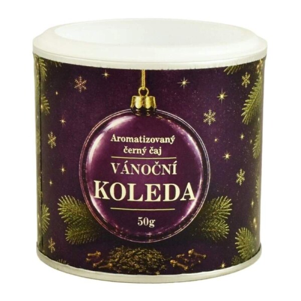 Černý čaj Vánoční koleda v dóze 50g