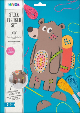 HEYDA vyšívací set - medvěd