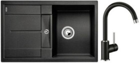 Set dřezu a baterie Blanco Metra 45 S 78x50 cm antracit SETB1 SETB1