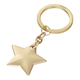 TROIKA klíčenka - Golden Star, kovová, mix barev