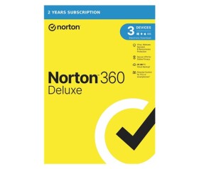NORTON 360 DELUXE 25GB +VPN 1 uživatel pro 3 zařízení na 2 roky ESD 1+1 (50%) EDF_471052