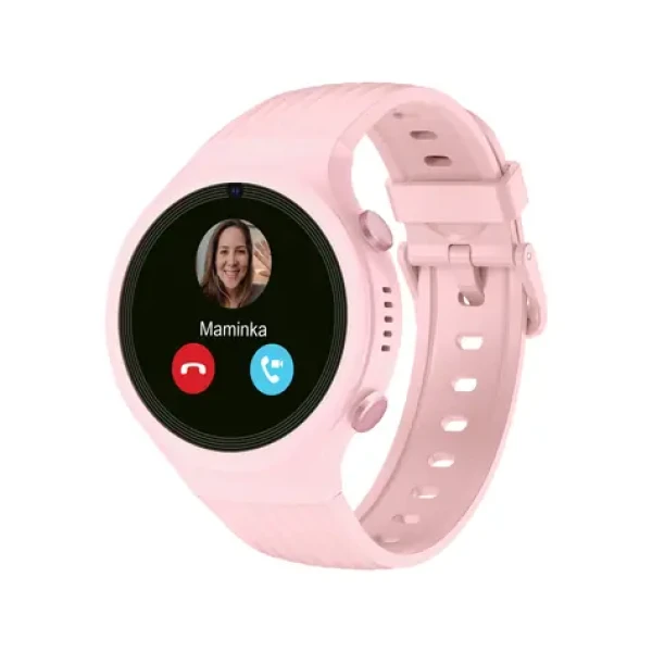 LAMAX WatchY4 Sport růžová / dětské chytré hodinky / Wi-Fi / SOS tlačítko / GPS (8596687003509)