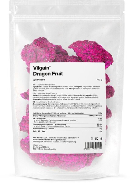Vilgain Dračí ovoce lyofilizované – 3× 100 g