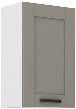 Horní skříňka Luna 45 G-72 1F Barva korpusu: Bílá, Barva dvířek: Clay Grey