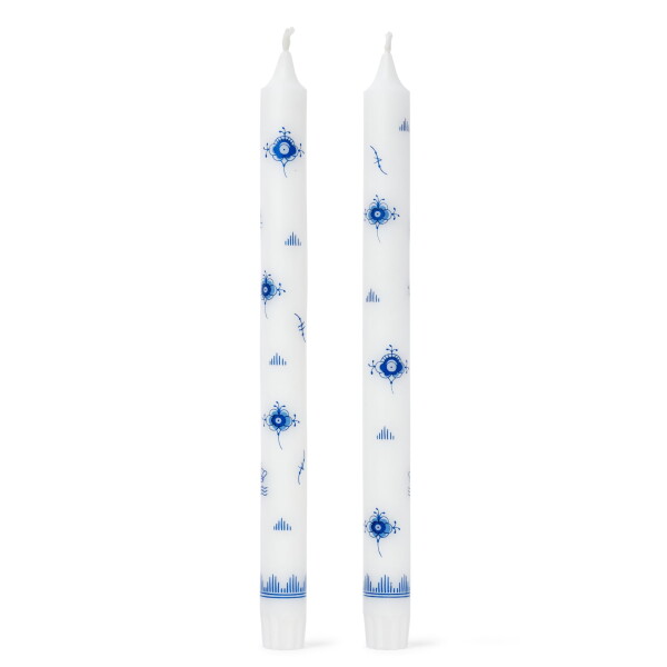 Royal Copenhagen Svíčka Heritage 28 cm – set 2 ks, bílá barva, vosk