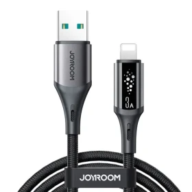 Joyroom S-A60 StarTalk Nabíjecí kabel USB-A (M) - Lightning (M) 3A 1.2m černá (6956116762360)