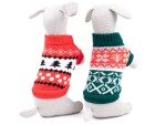 Christmas svetr pro psa Barva: Tmavě zelená, Délka zad (cm): 18, Obvod hrudníku: 23 - 28 cm