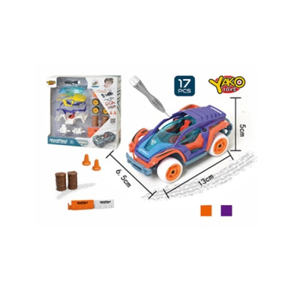 Stavebnice Auto 17 ks 1:32
