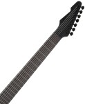 ESP LTD Phoenix-7 Baritone Black Metal Black Satin