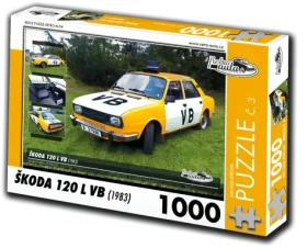 RETRO-AUTA Puzzle č. 3 Škoda 120 L VB (1983)