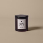 Ferm Living Vonná svíčka Vitto Brown Sugar, hnědá barva, sklo