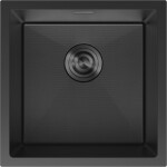 MEXEN - Trixo ocelový dřez 1-bowl 440 x 440 mm, černá HC 6413441000-70HC