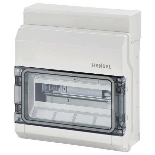 Hensel 61001141 KV 9112 NT malý rozváděč na omítku Počet modulů (šířka) = 12 Počet řádků = 1 Obsah 1 ks