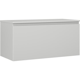 MEXEN/S - Orio koupelnová skříňka pod umyvadlo 100 cm s deskou, 1 šuplík, šedá mat 91A10-10047-1-BFC62