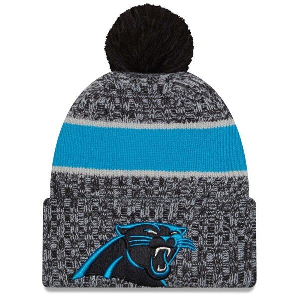 New Era Pánská zimní čepice Carolina Panthers NFL 2023 Sideline Sport Knit