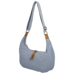 Trendy textilní dámská kabelka na rameno Ester, modrá